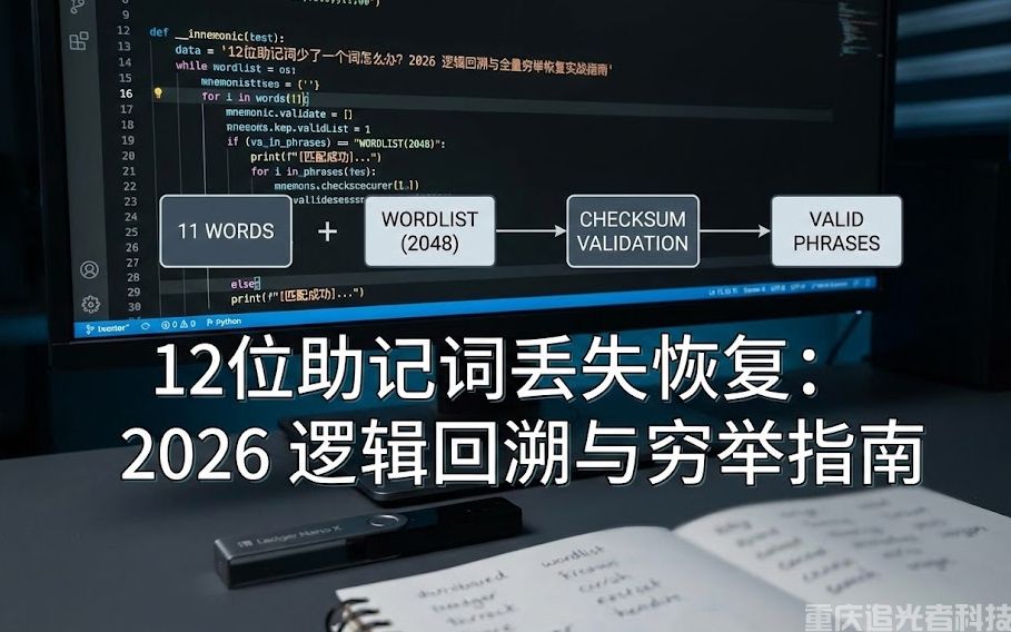12位助記詞少了一個詞怎么辦？2026 邏輯回溯與全量窮舉恢復實戰(1)