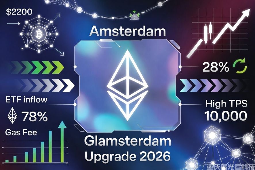 2026以太坊最新動態(tài)：Glamsterdam硬分叉蓄勢待發(fā)，Layer1擴(kuò)容+ETF流入雙輪驅(qū)動價格反彈(1)
